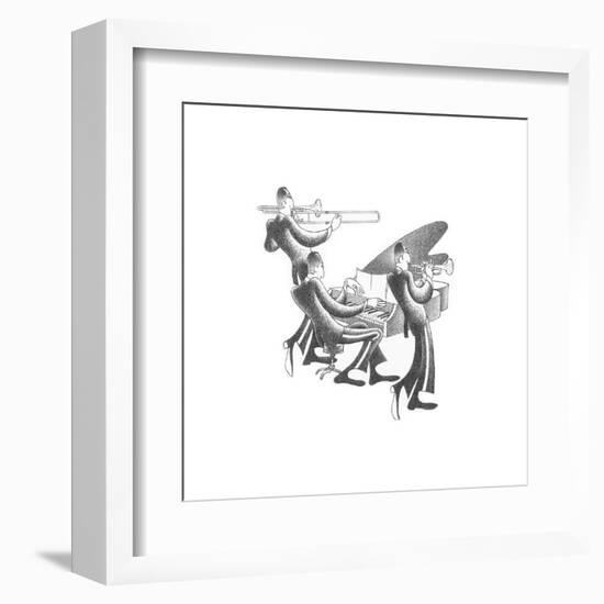 Jazz Evening-Roger Vilar-Framed Art Print