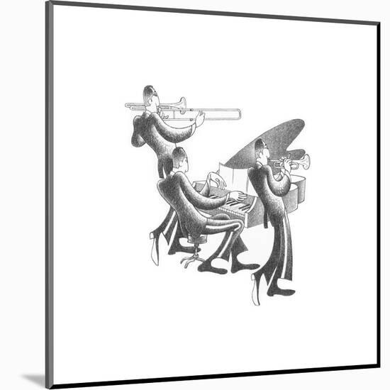 Jazz Evening-Roger Vilar-Mounted Art Print