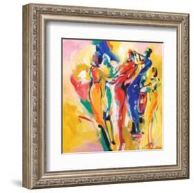 Jazz Explosion I-Alfred Gockel-Framed Art Print