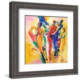 Jazz Explosion I-Alfred Gockel-Framed Art Print