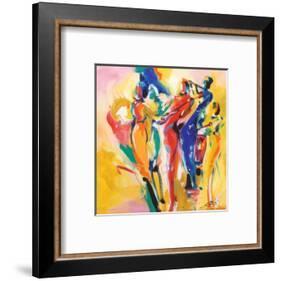 Jazz Explosion I-Alfred Gockel-Framed Art Print
