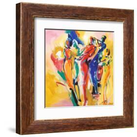 Jazz Explosion I-Alfred Gockel-Framed Art Print