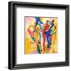 Jazz Explosion I-Alfred Gockel-Framed Art Print