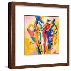 Jazz Explosion I-Alfred Gockel-Framed Art Print