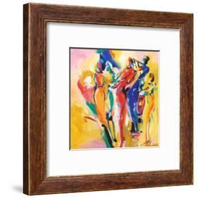Jazz Explosion I-Alfred Gockel-Framed Art Print