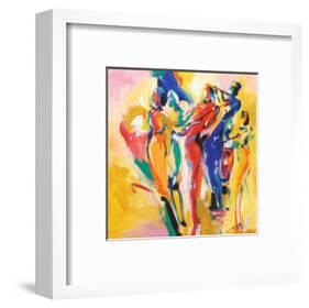 Jazz Explosion I-Alfred Gockel-Framed Art Print