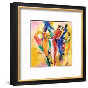 Jazz Explosion I-Alfred Gockel-Framed Art Print