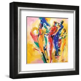 Jazz Explosion I-Alfred Gockel-Framed Art Print