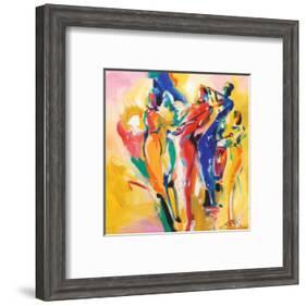 Jazz Explosion I-Alfred Gockel-Framed Art Print