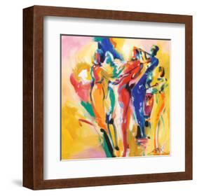 Jazz Explosion I-Alfred Gockel-Framed Art Print
