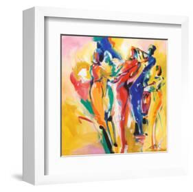 Jazz Explosion I-Alfred Gockel-Framed Art Print