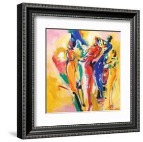 Jazz Explosion I-Alfred Gockel-Framed Art Print