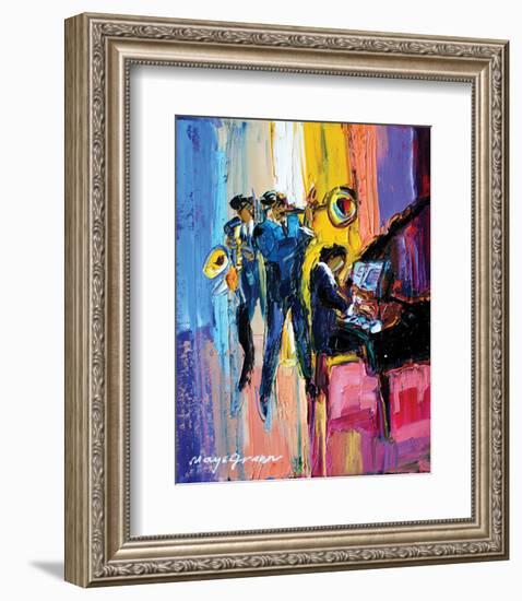 Jazz for Lovers-Maya Green-Framed Premium Giclee Print