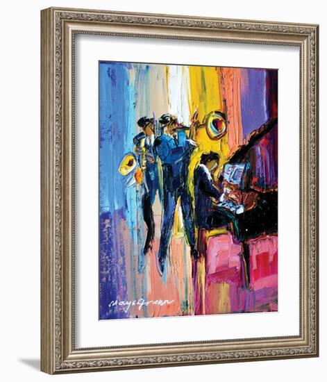 Jazz for Lovers-Maya Green-Framed Premium Giclee Print