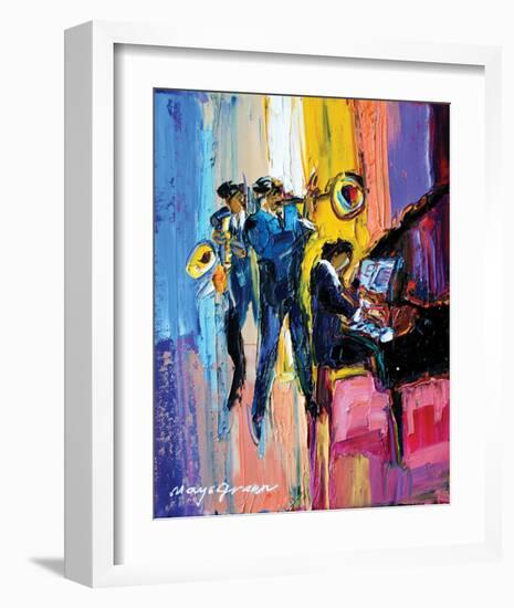 Jazz for Lovers-Maya Green-Framed Premium Giclee Print