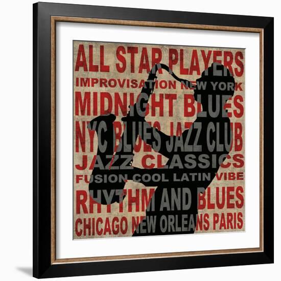 Jazz II-Luke Wilson-Framed Art Print