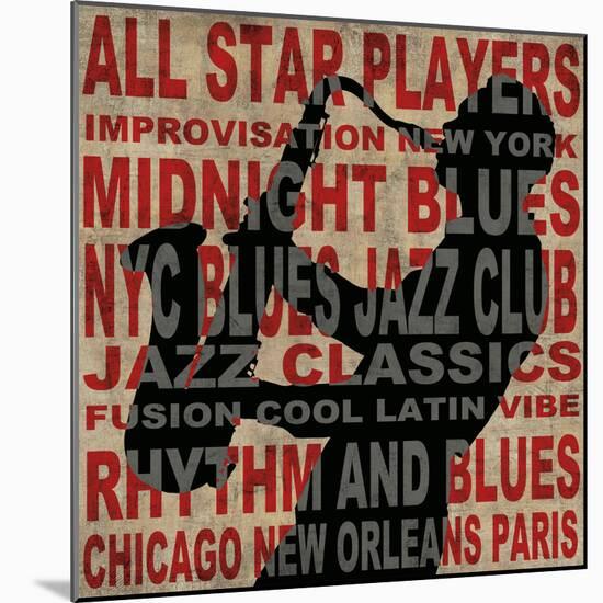 Jazz II-Luke Wilson-Mounted Art Print