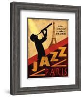 Jazz in Paris, 1970-Conrad Knutsen-Framed Art Print
