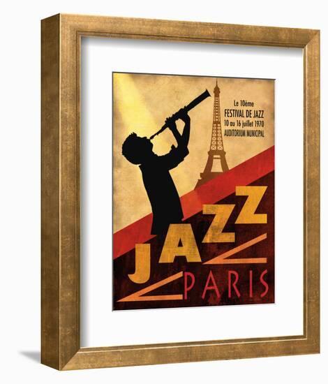 Jazz in Paris, 1970-Conrad Knutsen-Framed Art Print