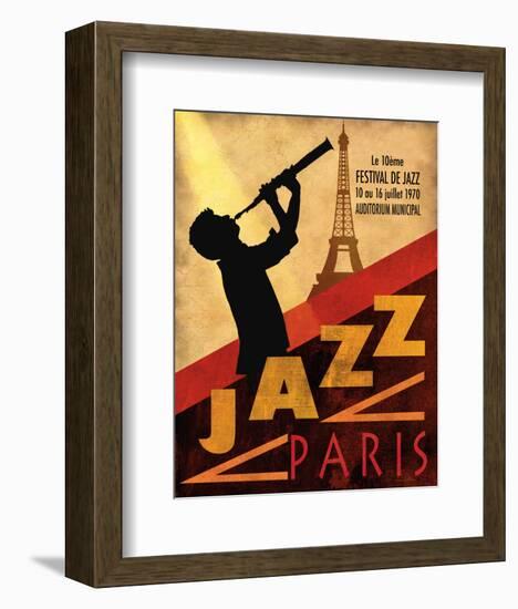 Jazz in Paris, 1970-Conrad Knutsen-Framed Art Print