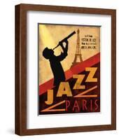 Jazz in Paris, 1970-Conrad Knutsen-Framed Art Print