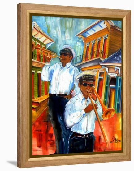 Jazz in Treme-Diane Millsap-Framed Stretched Canvas