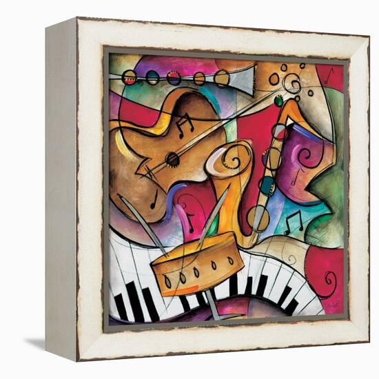 Jazz it Up II-Eric Waugh-Framed Stretched Canvas