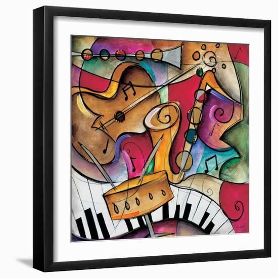 Jazz it Up II-Eric Waugh-Framed Premium Giclee Print