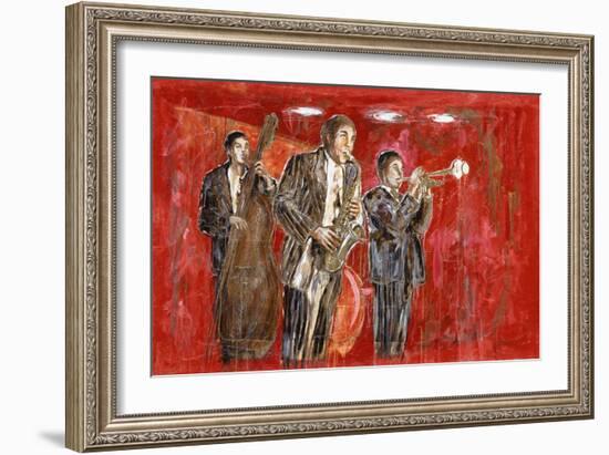 Jazz IV-Marta Gottfried-Framed Giclee Print