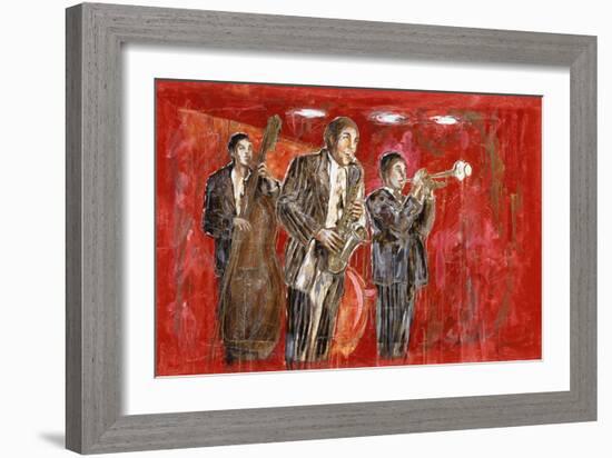 Jazz IV-Marta Gottfried-Framed Giclee Print