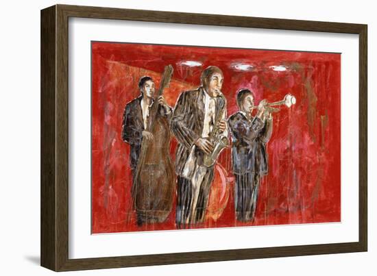 Jazz IV-Marta Gottfried-Framed Giclee Print