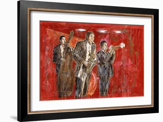 Jazz IV-Marta Gottfried-Framed Giclee Print