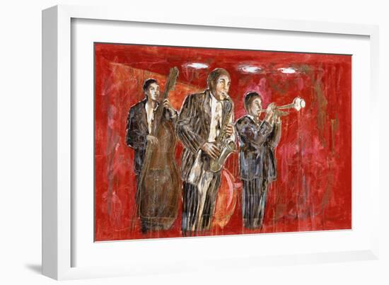 Jazz IV-Marta Gottfried-Framed Giclee Print