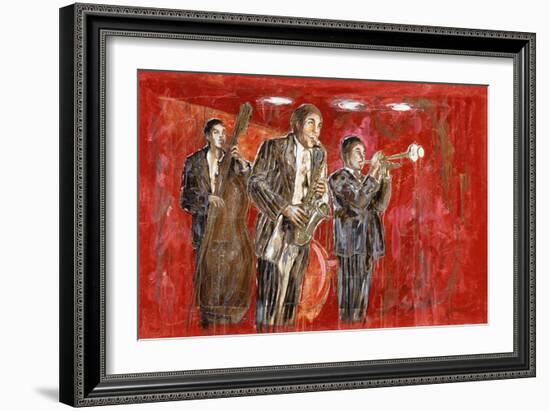 Jazz IV-Marta Gottfried-Framed Giclee Print