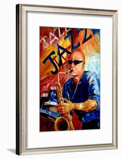 Jazz Man-Diane Millsap-Framed Art Print