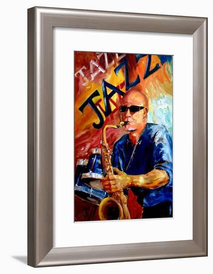 Jazz Man-Diane Millsap-Framed Art Print