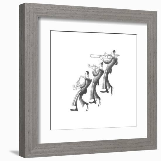 Jazz Melody-Roger Vilar-Framed Art Print