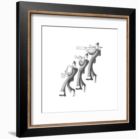 Jazz Melody-Roger Vilar-Framed Art Print