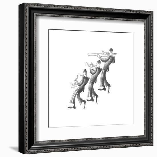 Jazz Melody-Roger Vilar-Framed Art Print