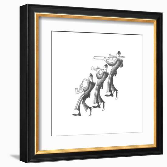 Jazz Melody-Roger Vilar-Framed Art Print