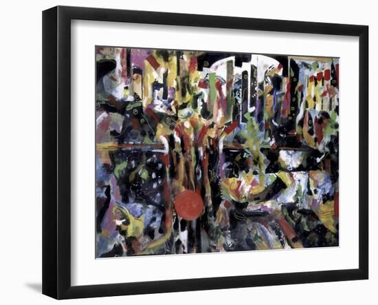 Jazz Messenger IV-Gil Mayers-Framed Giclee Print