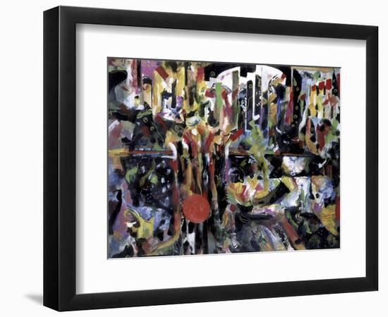 Jazz Messenger IV-Gil Mayers-Framed Giclee Print