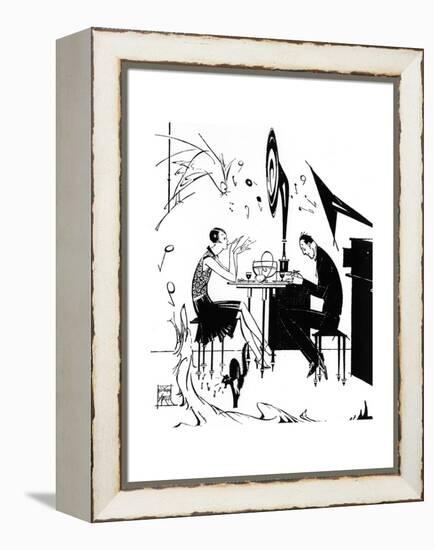 Jazz Music While You Dine, 1929-Joyce Mercer-Framed Premier Image Canvas