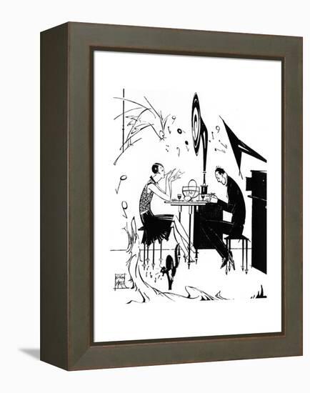 Jazz Music While You Dine, 1929-Joyce Mercer-Framed Premier Image Canvas