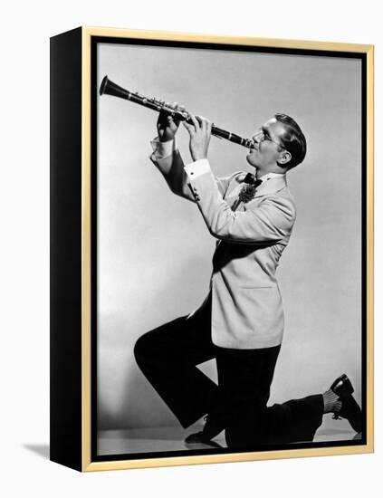 Jazz Musician Benny Goodman (1909-1986) c. 1945-null-Framed Stretched Canvas