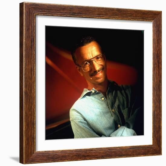 Jazz Musician Keith Jarrett at Home in Oxford, Nj-Ted Thai-Framed Premium Photographic Print