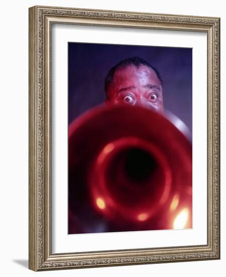 Jazz Musician Louis Armstrong-null-Framed Premium Photographic Print