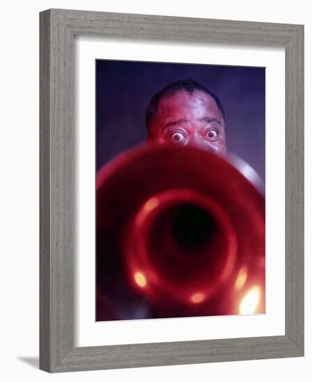 Jazz Musician Louis Armstrong-null-Framed Premium Photographic Print