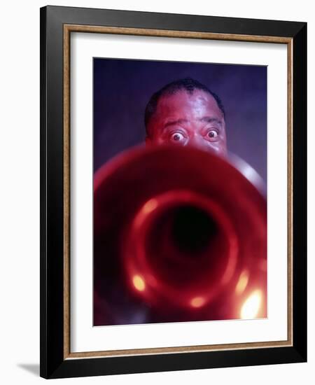 Jazz Musician Louis Armstrong-null-Framed Premium Photographic Print