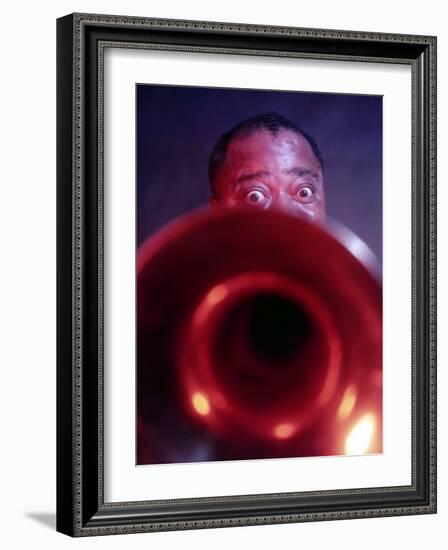 Jazz Musician Louis Armstrong-null-Framed Premium Photographic Print